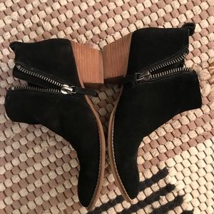 Dolce Vita black suede booties